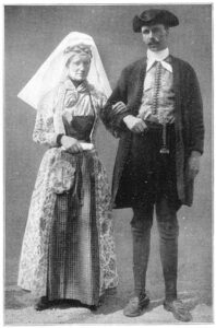  Friesian Marriage Couple (Molken Farmers) c.1917.