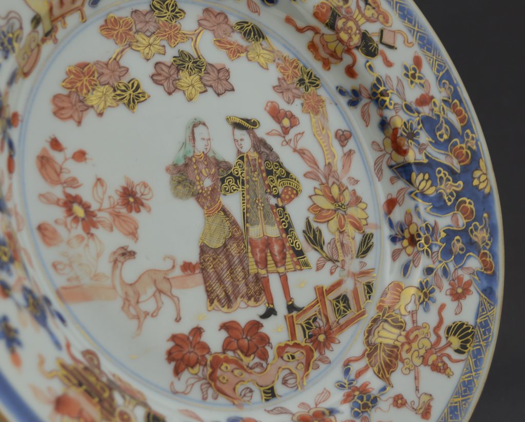 Chinese Export Porcelain 'governor Duff' Plate - Robert Mcpherson Antiques