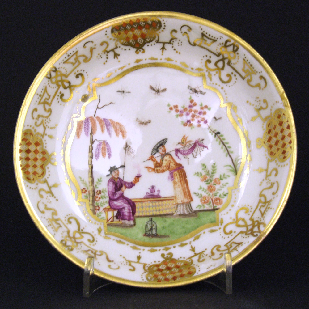 MEISSEN c.1715 - 1720. Decorated c.1725 - 1735. German Hard-Paste ...