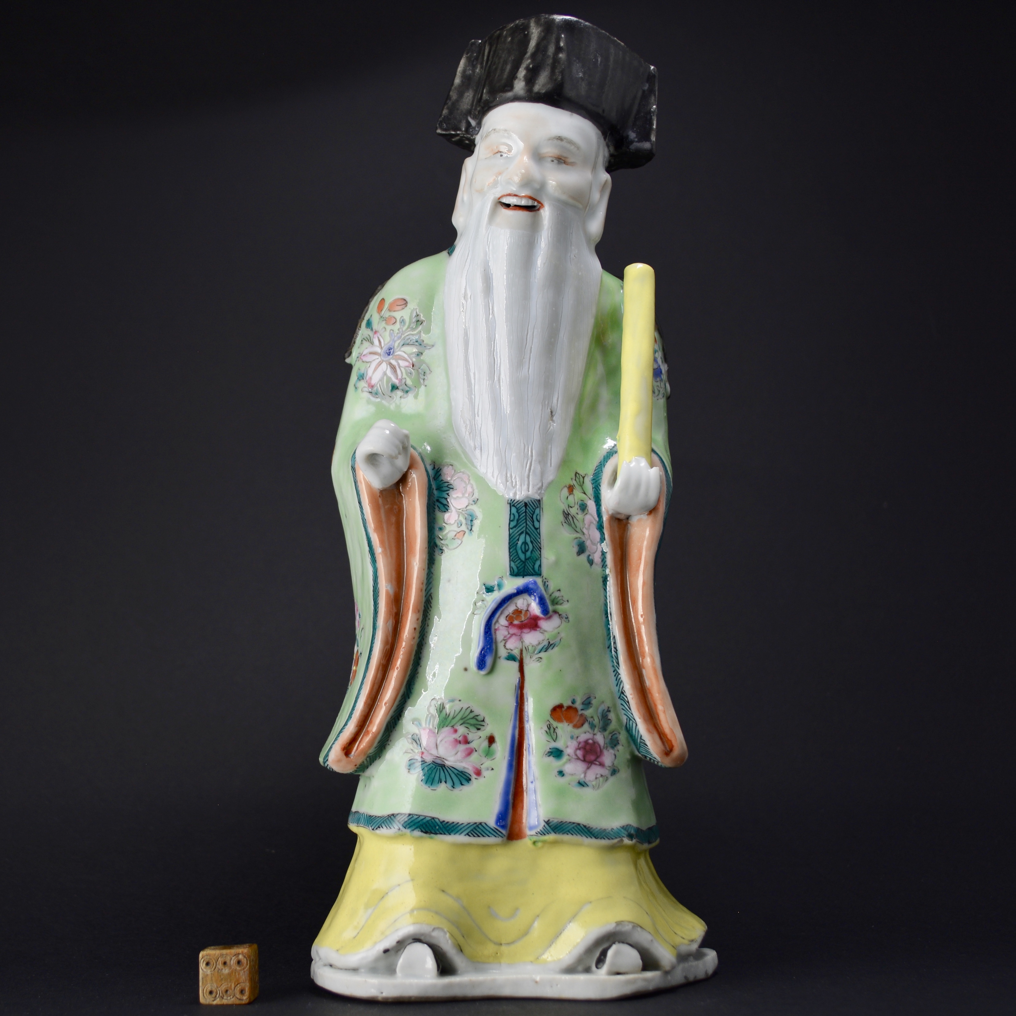 An 18th Century Chinese Export Porcelain Figure of Zhang
