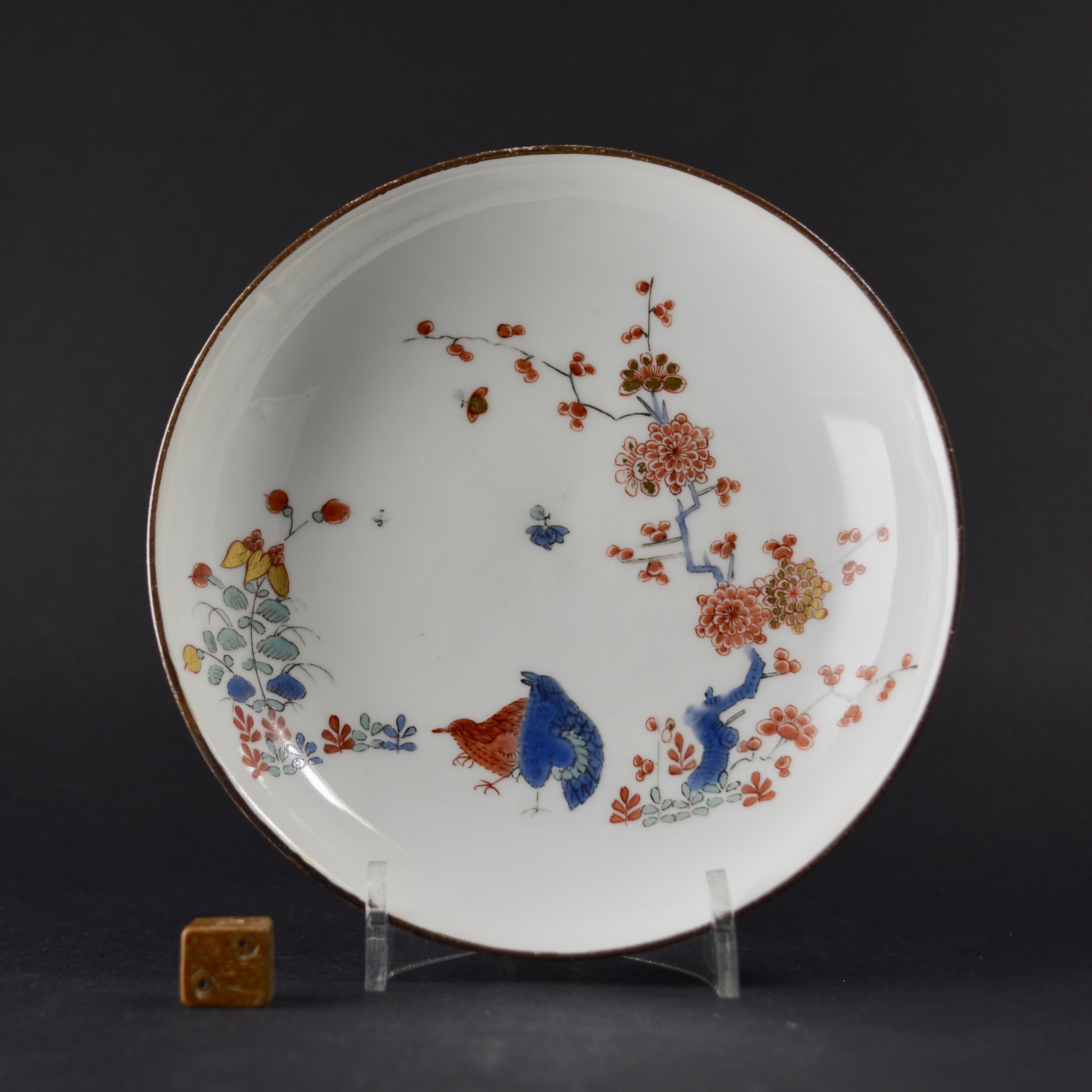 An 18th Century Kakiemon Style Messien Porcelain Saucer - Robert 