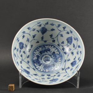Ming Blue and White Porcelain Bowl - Robert McPherson Antiques