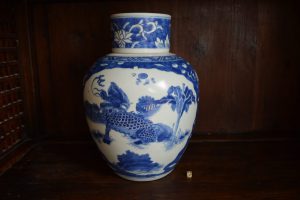 Transitional Blue and White Porcelain Jar from The Hatcher Cargo c.1643.
