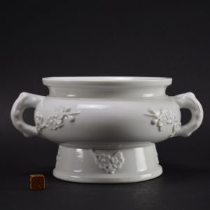 Kangxi Blanc de Chine Porcelain Censer - Robert McPherson Antiques -