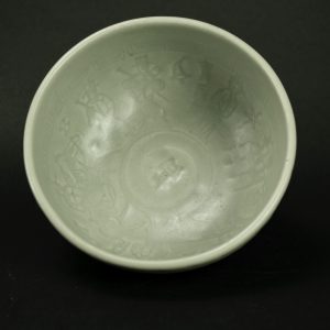 A Ming Longquan Celadon Ware Bowl 14th or 15th Century - Robert McPherson Antiques - 25280