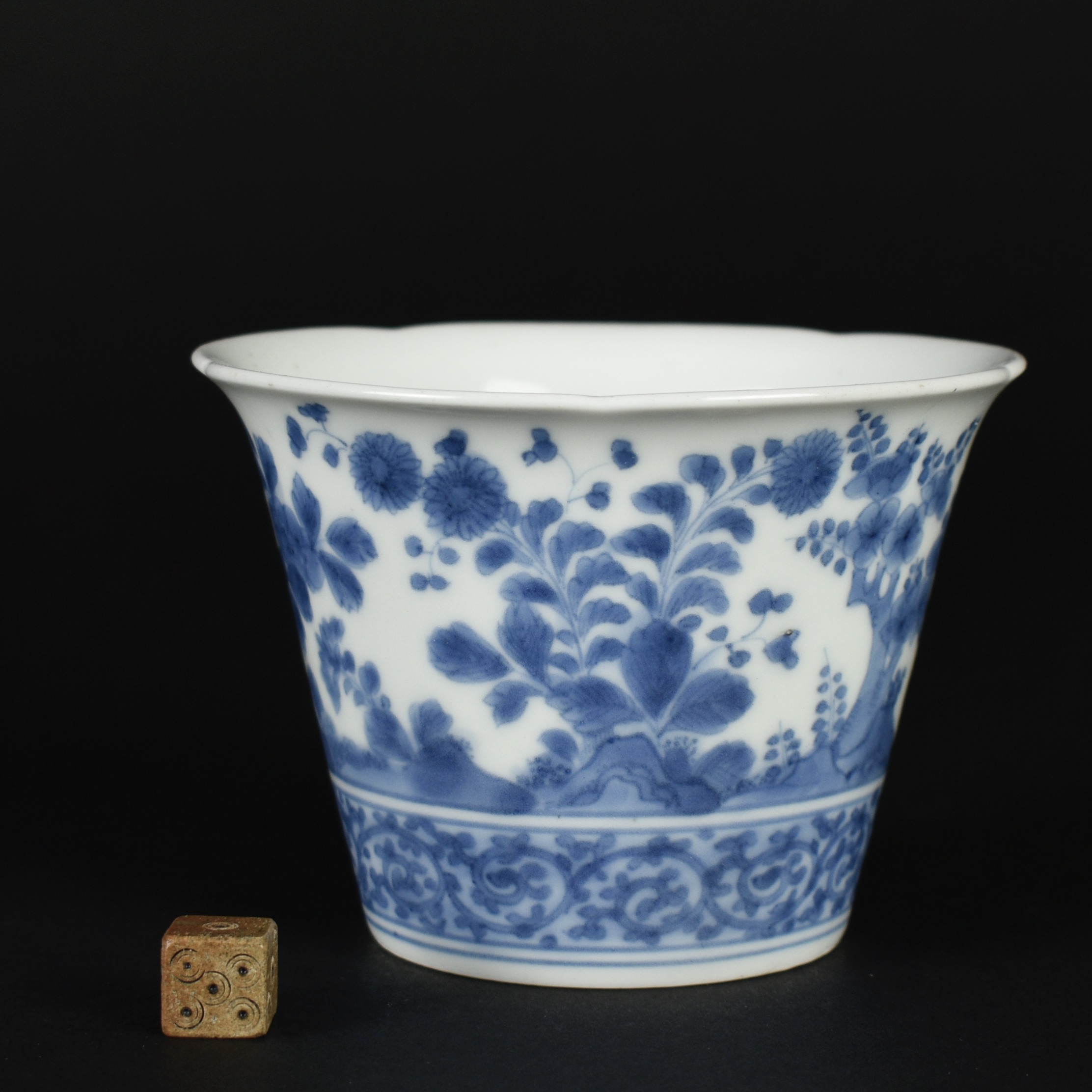  MILISTEN Blue and White Porcelain Palette Ceramic