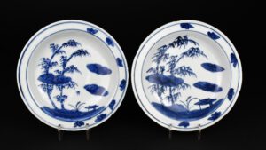 Two Ming Porcelain Dishes Made for the Japanese Tea Ceremony - Robert McPherson Antiques - 26188 and 26189