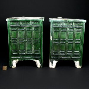 A Pair of 16th Century Ming Pottery Cabinets - Robert McPherson Antiques - 25291