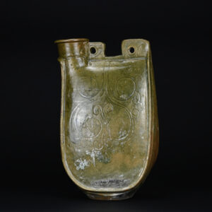 A Liao Cockscomb Flask - Robert McPherson Antiques - 26650