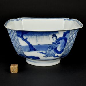 Kangxi Blue and White Porcelain Bowl - Robert McPherson Antiques - 25714