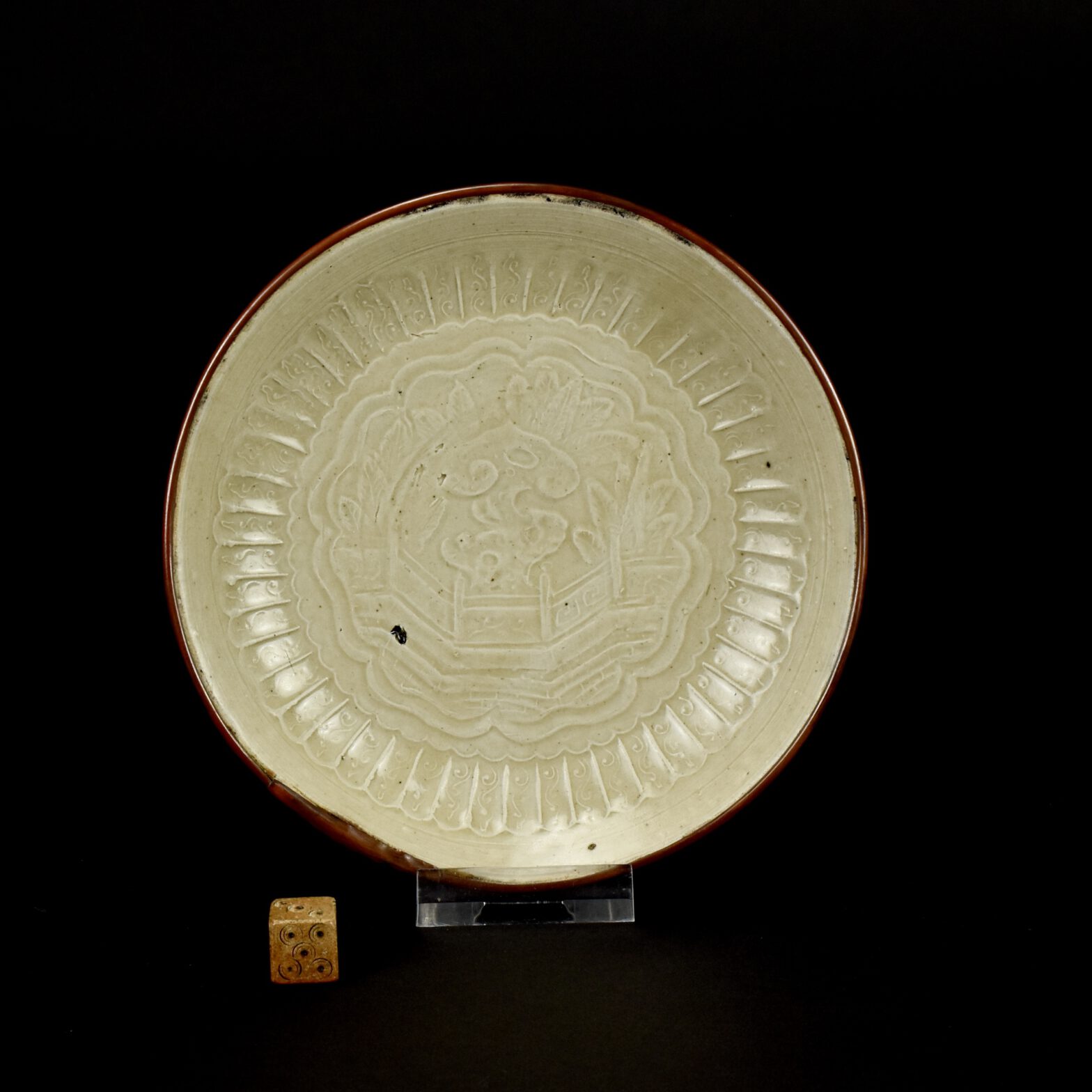 A Song or Jin Ding Ware Dish - Robert McPherson Antiques - 27023