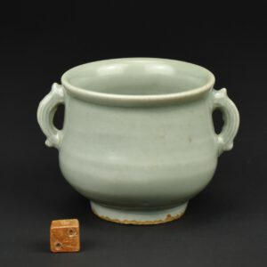 A Song or Yuan Celadon Censer - Robert McPherson Antiques - 26668