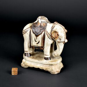 Ming Cizhou Type Stoneware Model of an Elephant - Robert McPherson Antiques - 26661