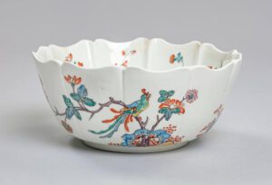 A Rare Meissen Böttger Porcelain Bowl with Dutch Kakiemon Decoration, the porcelain dates to c.1715 - 1720, the Kakiemon style decoration was added in the Netherlands c.1720 -1730. 