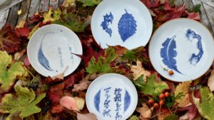 Chinese and Japanese Blue and White Porcelain from the 17th and 18th Century - Autumn Leaves. Robert McPherson Antiques.