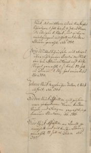 Inventory of 1779