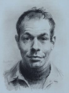 Self-portrait, Clemens Merkelbach van Enkhuizen (1937-2023).