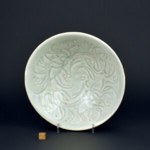 A Rare Southern Song Carved Qingbai Porcelain Bowl, Probably from the Hutian Kilns - Robert McPherson Antiques - 27154.