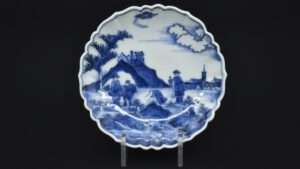 A Small Japanese Porcelain Dish After Frederik Van Frytom - Robert McPherson Antiques - 27445
