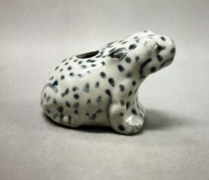 I had bought some rare pieces, a few of which were not known before the discovery of this shipwreck. There were quite a few frogs, but I gave them other pieces such as a strange aubergine pot with an aperture at the side. The scholars couldn't work out what these were made for, so that is something  I had to give to the museum. 