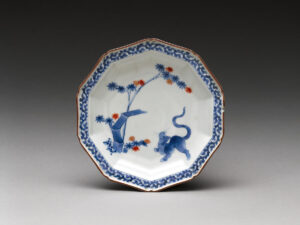 A Kakiemon Style Tiger Dish.